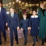 Kate y Guillermo acuden con sus hijos al tradicional concierto de Navidad, con la participación de la actriz Kate Winslet