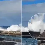 Muere una cuarta víctima del golpe de mar en una piscina natural de Tenerife