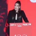 Inés Hernand, en un acto del PSOE y UGT: 