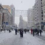 Las fotos de la gran nevada en Madrid por el paso de la borrasca Kristin