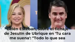 Belén Esteban, sobre el fichaje de Jesulín de Ubrique en 'Tu cara me suena': "Todo lo que sea trabajo..."