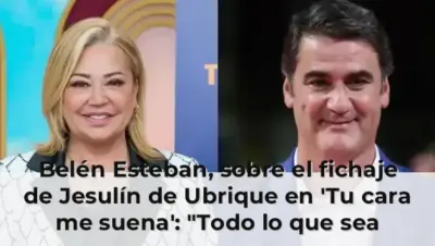Belén Esteban, sobre el fichaje de Jesulín de Ubrique en 'Tu cara me suena': "Todo lo que sea trabajo..."