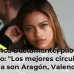 Bianca Bustamante, piloto y modelo: 