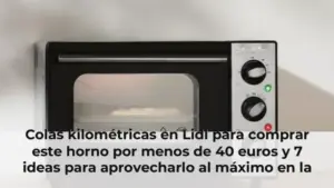 Colas kilométricas en Lidl para comprar este horno por menos de 40 euros y 7 ideas para aprovecharlo al máximo en la coc