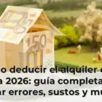 Cómo deducir el alquiler en la Renta 2026: guía completa para evitar errores, sustos y multas