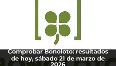 Comprobar Bonoloto: resultados de hoy, sábado 21 de marzo de 2026
