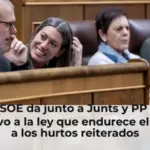 El PSOE da junto a Junts y PP el sí definitivo a la ley que endurece el castigo a los hurtos reiterados