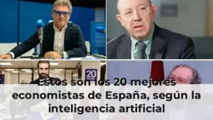Estos son los 20 mejores economistas de España, según la inteligencia artificial