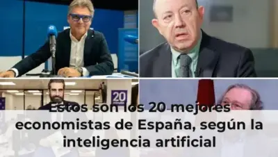 Estos son los 20 mejores economistas de España, según la inteligencia artificial