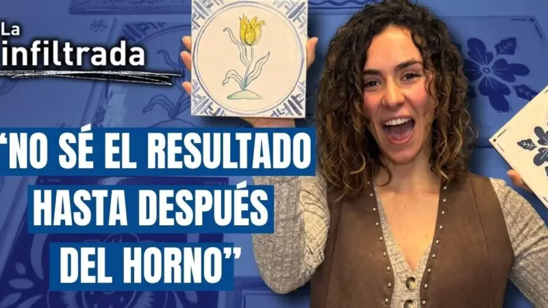 Infiltrada entre azulejos y pinceles: "Mi trabajo sirve para embellecer el mundo, no tiene un sentido práctico"