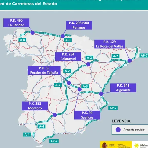 La novedosa área de servicio ultrarrápida de la AP-7 que sustituirá al antiguo peaje de La Roca del Vallès
