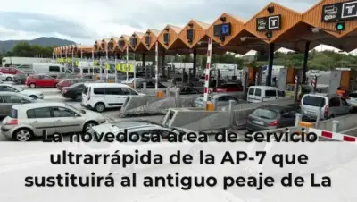La novedosa área de servicio ultrarrápida de la AP-7 que sustituirá al antiguo peaje de La Roca del Vallès