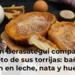 Martín Berasategui comparte el secreto de sus torrijas: bañar el pan en leche, nata y huevo 