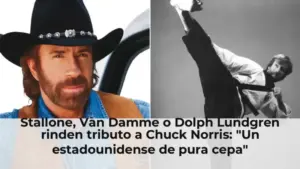 Stallone, Van Damme o Dolph Lundgren rinden tributo a Chuck Norris: "Un estadounidense de pura cepa"