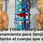 Taz Skylar ('One Piece'), sobre su entrenamiento para Sanji: 