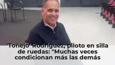 'Toñejo' Rodríguez, piloto en silla de ruedas: "Muchas veces condicionan más las demás personas que las barreras"