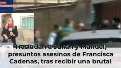 Trasladan a Julián y Manuel, presuntos asesinos de Francisca Cadenas, tras recibir una brutal paliza en prisión
