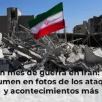 Un mes de guerra en Irán: el resumen en fotos de los ataques y acontecimientos más relevantes desde que empezó el conflicto