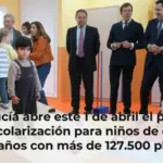 Andalucía abre este 1 de abril el proceso de escolarización para niños de cero a tres años con más de 127.500 plazas