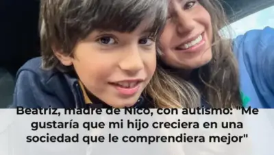 Beatriz, madre de Nico, con autismo: "Me gustaría que mi hijo creciera en una sociedad que le comprendiera mejor"