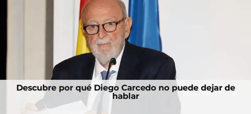Descubre por qué Diego Carcedo no puede dejar de hablar