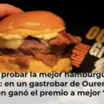 Dónde probar la mejor hamburguesa de España: en un gastrobar de Ourense que también ganó el premio a mejor 'burger gourmet'