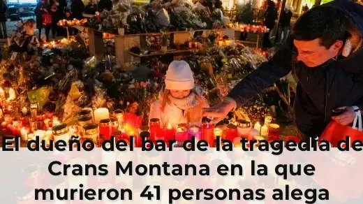 El dueño del bar de la tragedia de Crans Montana en la que murieron 41 personas alega depresión para no declarar
