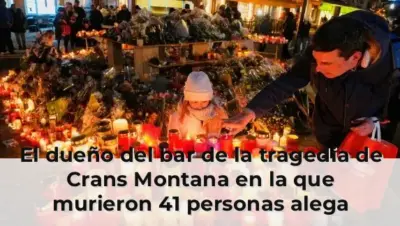 El dueño del bar de la tragedia de Crans Montana en la que murieron 41 personas alega depresión para no declarar