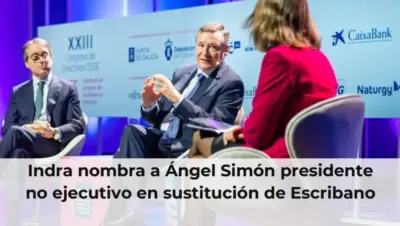 Indra nombra a Ángel Simón presidente no ejecutivo en sustitución de Escribano