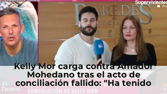 Kelly Mor carga contra Amador Mohedano tras el acto de conciliación fallido: "Ha tenido mucho tiempo para reflexionar"