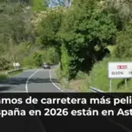Los tramos de carretera más peligrosos de España en 2026 están en Asturias