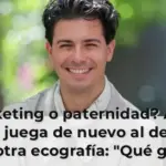 ¿Marketing o paternidad? Alfred García juega de nuevo al despiste con otra ecografía: 