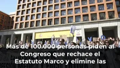 Más de 100.000 personas piden al Congreso que rechace el Estatuto Marco y elimine las guardias médicas de 24 horas 