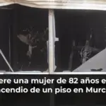 Muere una mujer de 82 años en el incendio de un piso en Murcia