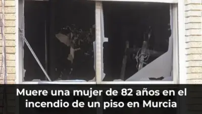 Muere una mujer de 82 años en el incendio de un piso en Murcia