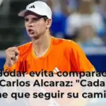 Rafa Jódar evita comparaciones con Carlos Alcaraz: 