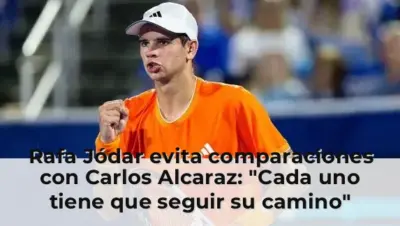 Rafa Jódar evita comparaciones con Carlos Alcaraz: "Cada uno tiene que seguir su camino"