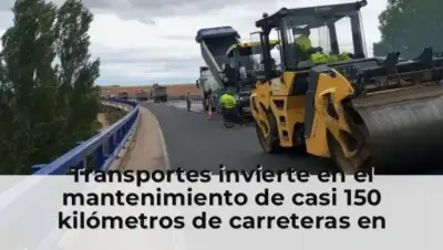 Transportes invierte en el mantenimiento de casi 150 kilómetros de carreteras en Segovia